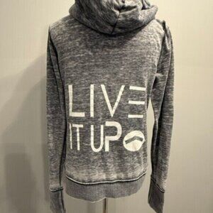 ZEN J. America women's Medium Hoodie Fleece Full-Zip Hooded Sweatshirt